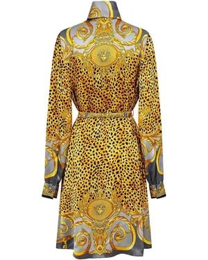 Versace Vestito Chemisier - Yellow