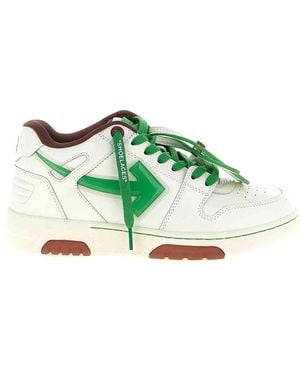 Off-White c/o Virgil Abloh Out Of Office Bubble Trainers - Green