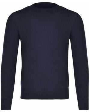 Emporio Armani Jumper Made From Wool - Blue