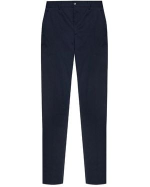 Etro Stretch Cotton Trousers - Blue