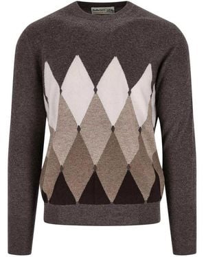 Ballantyne Cashmere Sweater - Brown