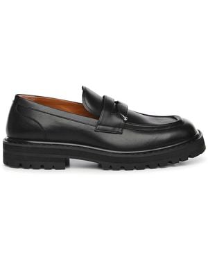 Marni Piercing 20 Chunky Leather Loafer - Black