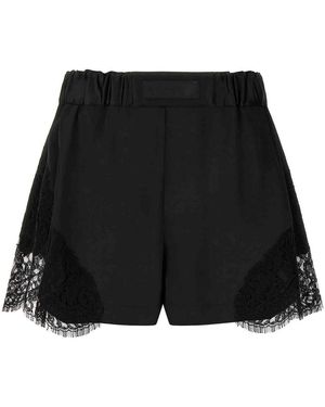 Versace Lace Insert Shorts - Black