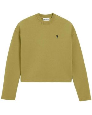 Ami Paris Adc Sweatshirt - Green