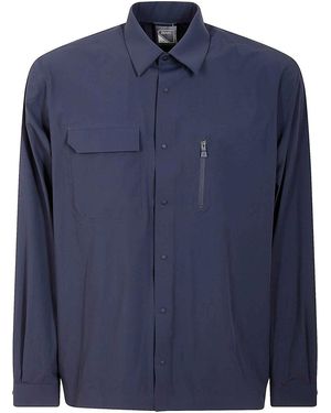 Herno Flap-Pocket Shirt - Blue
