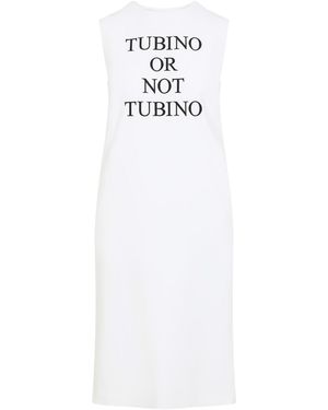 Moschino Viscose Midi Dress - White