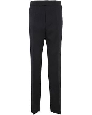 SAPIO Wool Pants Sideband Detail - Black