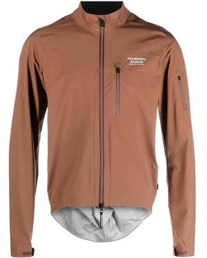 Pas Normal Studios Front Logo Cycling Jacket - Gray
