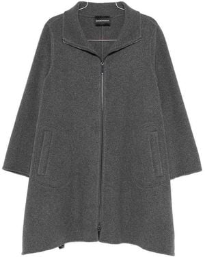 Emporio Armani Wool Coat - Grey