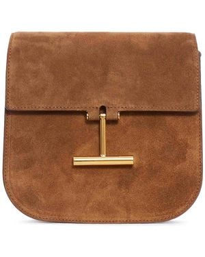 Tom Ford Suede Leather Bag - Brown