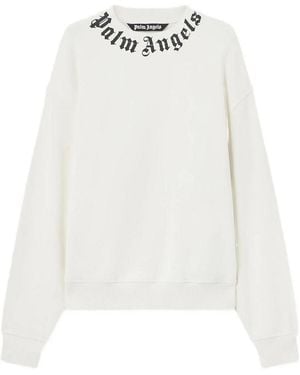Palm Angels Sweatshirts - White