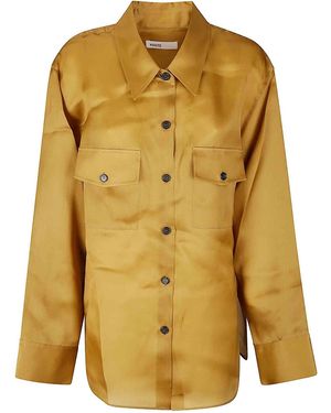 KHAITE Organza Shirt - Yellow
