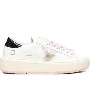 Date Sneaker A Piattaforma Bassa Collina - Bianco