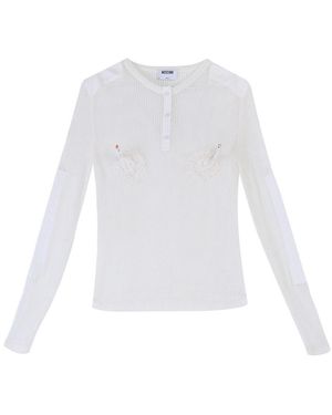 Moschino Goose Net Shirt - White