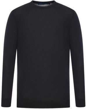 Kiton Crewneck Jumper - Blue
