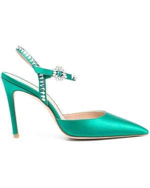 Stuart Weitzman Gmcut 100 Court Shoes - Green
