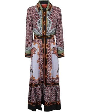 La DoubleJ Long Sleeves San Pietro Dress Placee - Pink