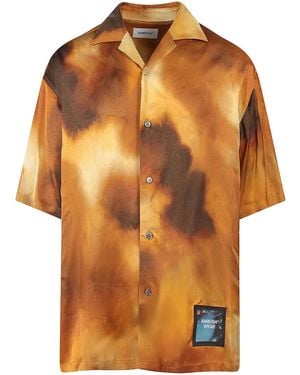 Ambush Oversize Viscose Shirt - Orange