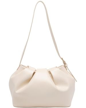 THEMOIRÈ Butter Cream Athena Bucket Crossbody Bag - Natural