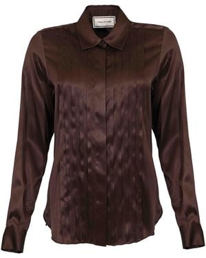 Tagliatore Natalee Shirt - Brown