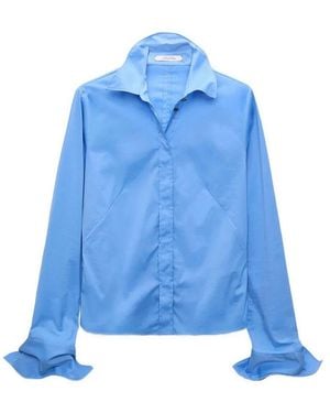 Dorothee Schumacher Top Poplin Love Blouse - Blue