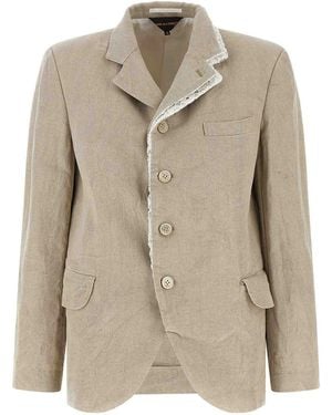 Comme des Garçons Double Layer Lapel Blazer - Natural
