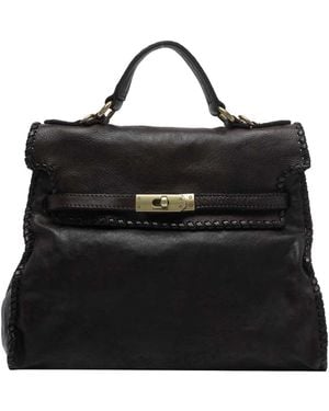 Campomaggi Large Ginevra Handbag - Black