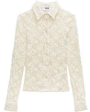 MSGM Casual Jacket - White