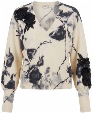 Blumarine Round Neck Sweater - Pink