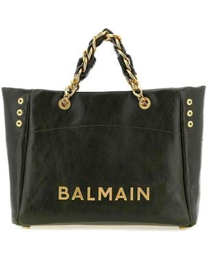 Balmain Large Shopping Bag - Black