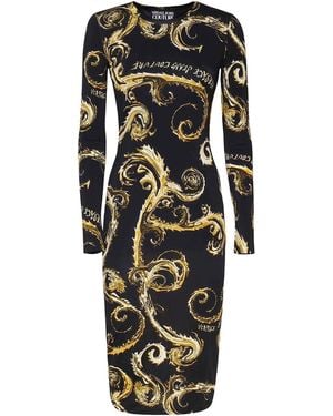 Versace Jeans Couture Longuette Dress Baroque - Black