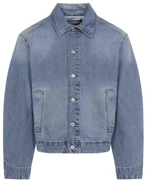 Jacquemus The Mirada De-Nimes Jacket - Blue