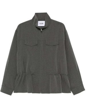 ELEH Single-Breasted Blazer - Grey