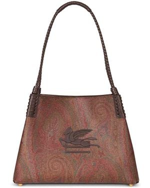 Etro Borsa Libra Paisley - Marrone
