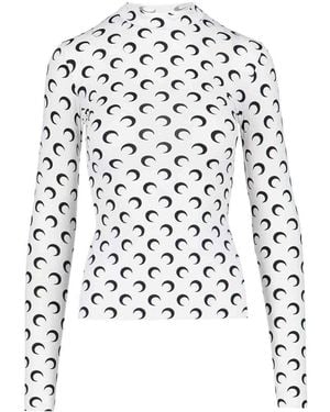 Marine Serre Top - White