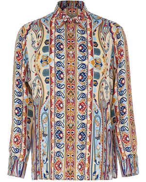 Etro Paisley Print Shirt - White