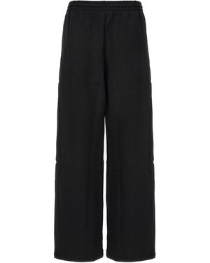 Wardrobe NYC Semi Matte Track Joggers - Black