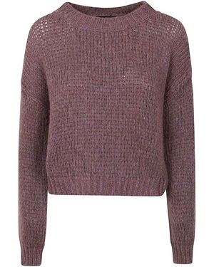 Roberto Collina Crew Neck - Purple