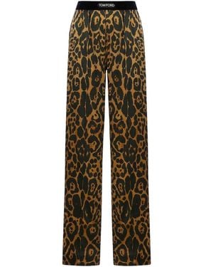 Tom Ford Regular & Straight Leg Pants - Green