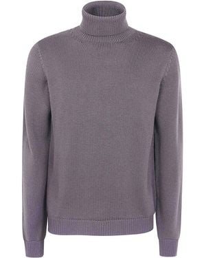 Nuur Long Sleeves Turtle Neck Sweater - Gray
