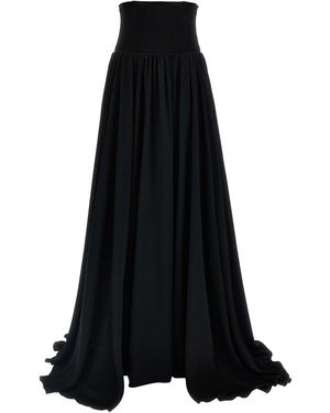 Giovanni bedin Long Corset Skirt - Black