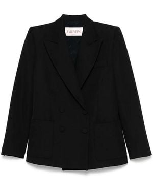Valentino Garavani Double-Breasted Jacket - Black