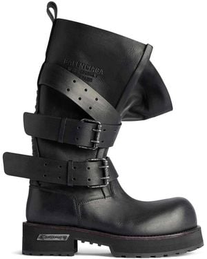 Balenciaga Venom High Boots - Black