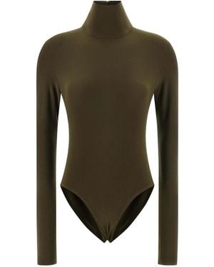 Norma Kamali Turtle Bodysuit - Green
