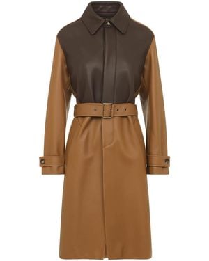 Loewe Lambskin Coat - Brown