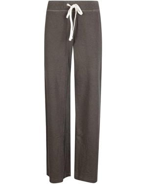 James Perse Wide Leg Sweatpant - Brown