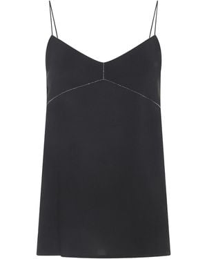 Fabiana Filippi Embellished Tank Top - Black