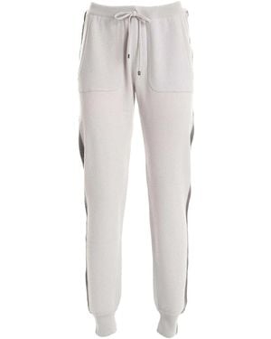 Lorena Antoniazzi Side Bands Trousers - Grey