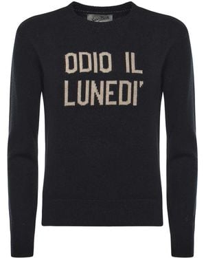 Mc2 Saint Barth New Queen Cashmere Blend Jumper - Black