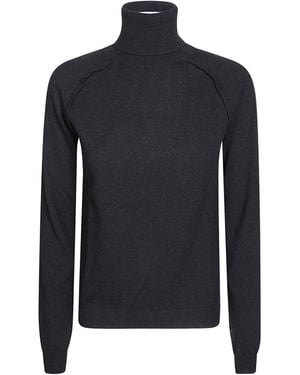 Dondup Slim Fit Polo-Neck Jumper - Blue